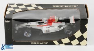 Jenson Button 2003 BAR Honda 005 Minichamps Diecast Model 1:18 100 030017 - boxed