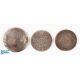 Charles II 1680 Silver Crown Coin worn with edge dents, date part legible, together with 1693 - Image 2 of 2