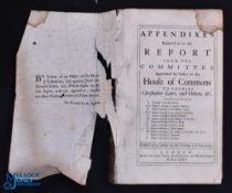 Jacobites - Appendixes referred to in the report from the Committee appointed by order of the