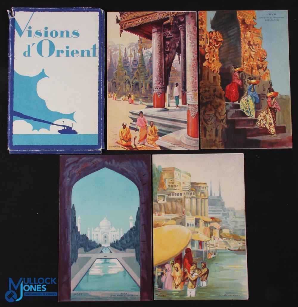 Collection of 4 unused Fine Menu Cards c1930s- These were printed by Charles Heidsieck who - Image 2 of 2