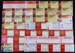 1991-199 Manchester United Home tickets, Premier League, FA Cup, European Matches, Testimonial,
