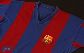 JUAN MANUEL ASENSI OF BARCELONA, match worn shirt from the European Champions Cup