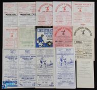 Selection of Leicestershire area clubs to include 1961/62 Loughborough Colleges v Maidenhead Utd. (