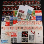 1966/67 Manchester Utd complete season home programmes nos. 1-24, reserves homes Everton, Stoke