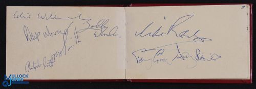 1970s/80s B & I Lions etc Rugby Autograph Book: Nice example, 5