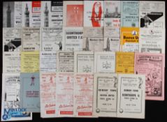 Selection of Lincolnshire area football programmes to include Stamford FC 1962/63 Holbeach Utd (