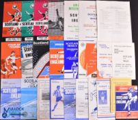 Scotland international home match programmes selection: Amateur internationals 1956 Wales, 1960