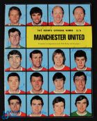 1968 Manchester Utd The Team's Official Guide with signatures of the United European Cup winning