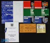 1970 Football League Cup Final West Bromwich Albion v Manchester City match programme x 2, WBA