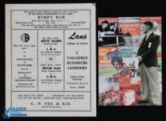 1974 British Lions v SW Districts Rugby Programme: Hugely sought-after, 4pp, from the collection