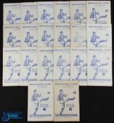 1950-54 Huddersfield Town Football Home Programme Collection v WBA 50/51, Middleborough,