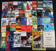 International Football Programme Collection, to include England home & aways, Wales, Scotland,
