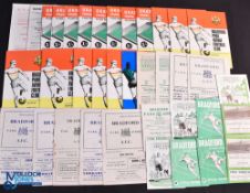 Collection of Bradford Park Avenue home programmes 1951/52 Oldham Athletic, Grimsby Town, 1952/53