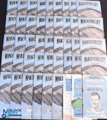 Collection of Manchester City homes 1957/58 All Star XI (Jimmy Meadows Testimonial), Burnley (