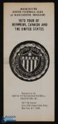 1970 tour of Bermuda, Canada and USA Manchester United tour games schedule, flight itinerary,