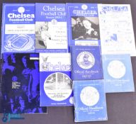 Selection of Chelsea home programmes 1946/47 Blackpool, 1949/50 AIK Stockholm (friendly), 1950/51