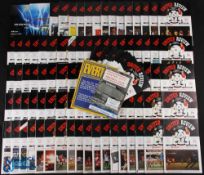 1981-2008 Manchester United Football programmes, an almost complete run of programmes from 1981-
