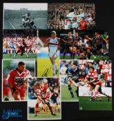 Selection of Press Quality RL Stars Signed Photographs (10): Gary Connolly, Sean O'Loughlin, Andy