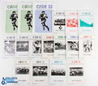 Rugby League Code 13 Magazines issues 1-17: Good selection of another of the efforts at a regular RL
