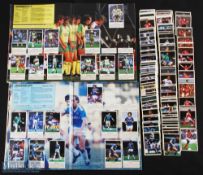 1986-87 Daily Mirror Soccer Football Sticker Album, one is complete, another part full of a