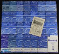 Collection of Cardiff City home match programmes 1944/45 Bristol City (Football League North Cup),