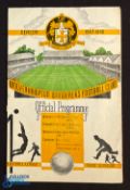 1947/48 Wolverhampton Wanderers reserves v West Bromwich Albion Central League match programme 10