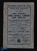 1923-24 Wisden's Rugby Football Almanack: The first of only three editions ever of this compact,
