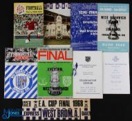 1968 FAC Final West Bromwich Albion celebration dinner at the Park Lane Hotel London W1 (cover +