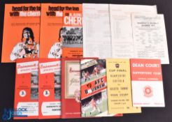 Collection of Bournemouth programmes 1957/58 Hampshire v Suffolk Gillette Trophy Final 10 May