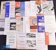 Selection of England Youth international match programmes 1947 Scotland, 1952 Wales (selotape