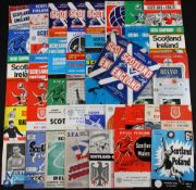 Collection of international (mainly) programmes to include Scotland homes 1952 England (selotape