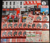 Collection of Sunderland home match programmes 1948/49 Huddersfield Town, 1950/51 Derby County,