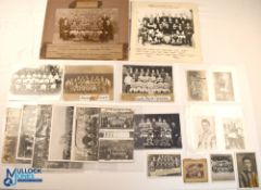 Aberdare black and white original and reprint photographs of local teams, schoolboy and
