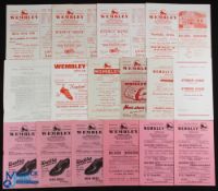 Selection of Wimbledon FC home match programmes 1949/50 Luton Amateur, 1952/53 Aylesbury, 1957/58