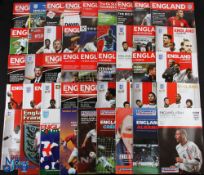 A Collection of England International Football Programmes, home and away most dating from the