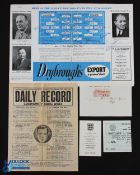 1958 Bobby Charlton debut match for England the full international team Scotland v England at