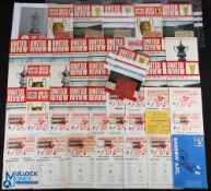 1968/69 Manchester Utrd complete season of programmes 1-8, 10-18, 20-31 (less Estudiantes (separate)