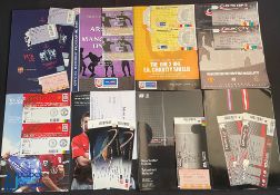 Collection of Manchester Utd big match football programme + tickets to include 2011 Champions League
