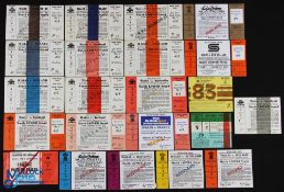1980-89 Wales Rugby International Tickets (22): From all Wales' home Five Nations games 1982-89,
