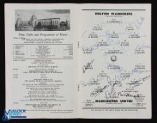 1958 Bobby Charlton 1st Wembley match after Munich, FAC Final 3 May 1958 match programme