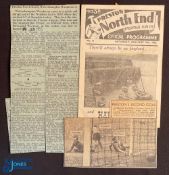 1952/53 FAC 3rd round programme Preston NE v Wolverhampton Wanderers at Deepdale 10 January 1953;