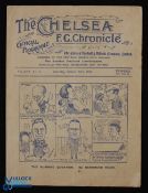 Pre-War 1920/1921 Chelsea v Oldham Athletic Div. 1 match programme 23 October 1920, 4 page, has