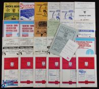 Collection of South West England area match programmes to include Taunton FC homes 1954/55 Chard