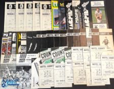 Collection of Notts. County homes 1961/62 Manchester City (FAC), Port Vale, Swindon Town (ph),