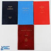 1975-89 England Rugby VIP Programmes (4): The well-known and v collectable hard-bound VIP copies