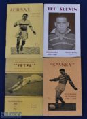 Huddersfield Rugby League Brochures/Booklets (4): Johnny Hunter 1947-1955, Ted Slevin 1951-1962,