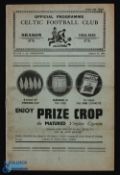 Pre-War 1934/1935 Celtic v St. Johnstone Div. 1 match programme 25 August 1934; fair/good. (1)