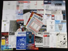 Collection of Manchester Utd FAYC away match programmes 1990/91 Darlington, Everton, Liverpool,