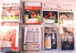Manchester United Football Club Home and Away programmes, tickets, team sheets and newspaper reports