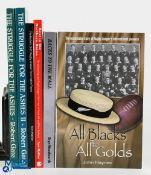 Rugby League Histories Books (6): a collection to include Backs to the Wall, Bryan Woodworth -